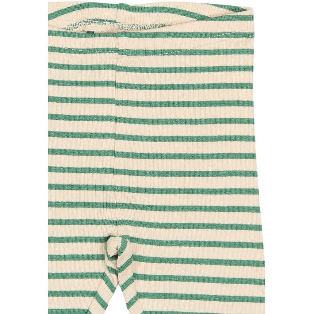 PETIT PIAO PPSky Leggings Leggings Frosty Spruce Striped