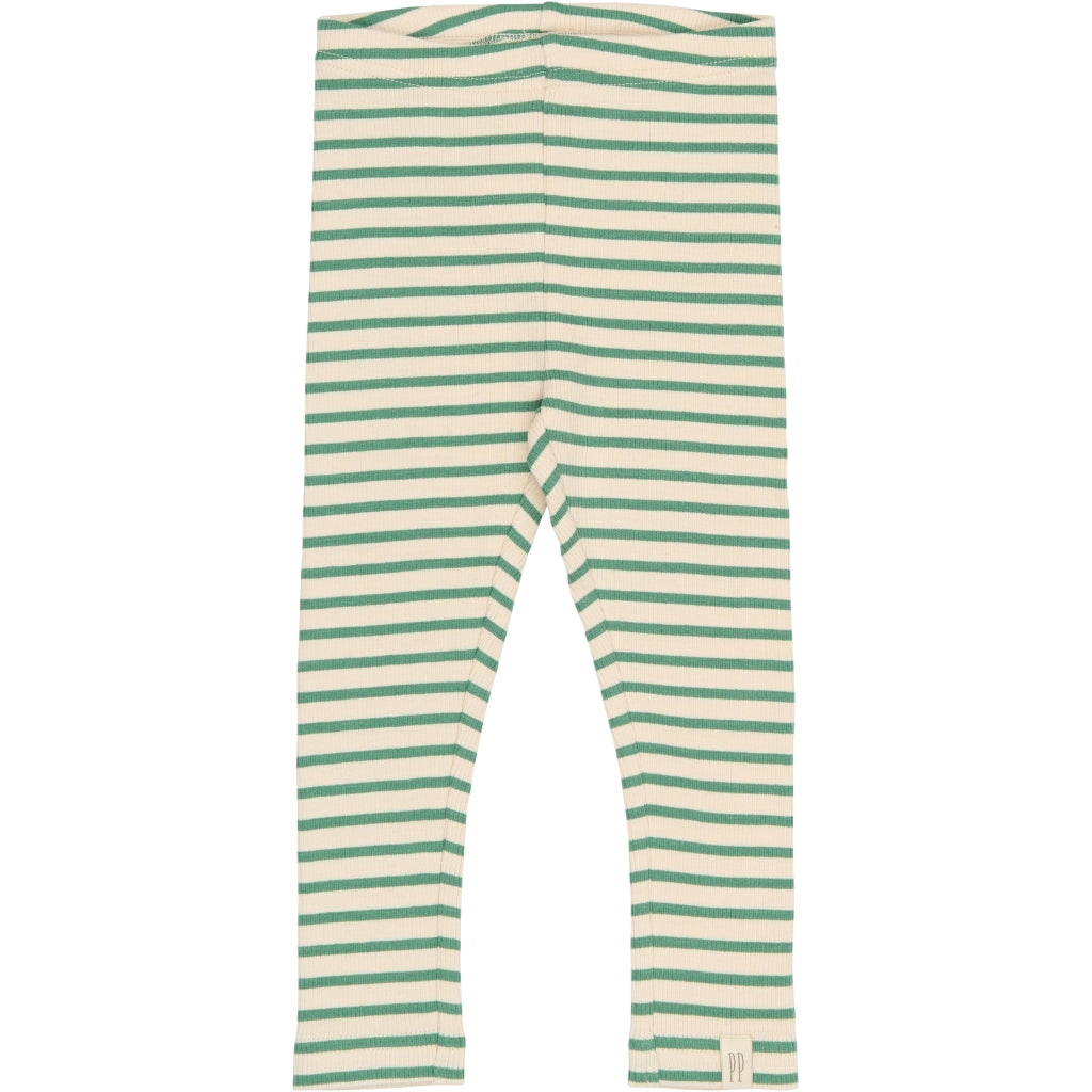 PETIT PIAO PPSky Leggings Leggings Frosty Spruce Striped