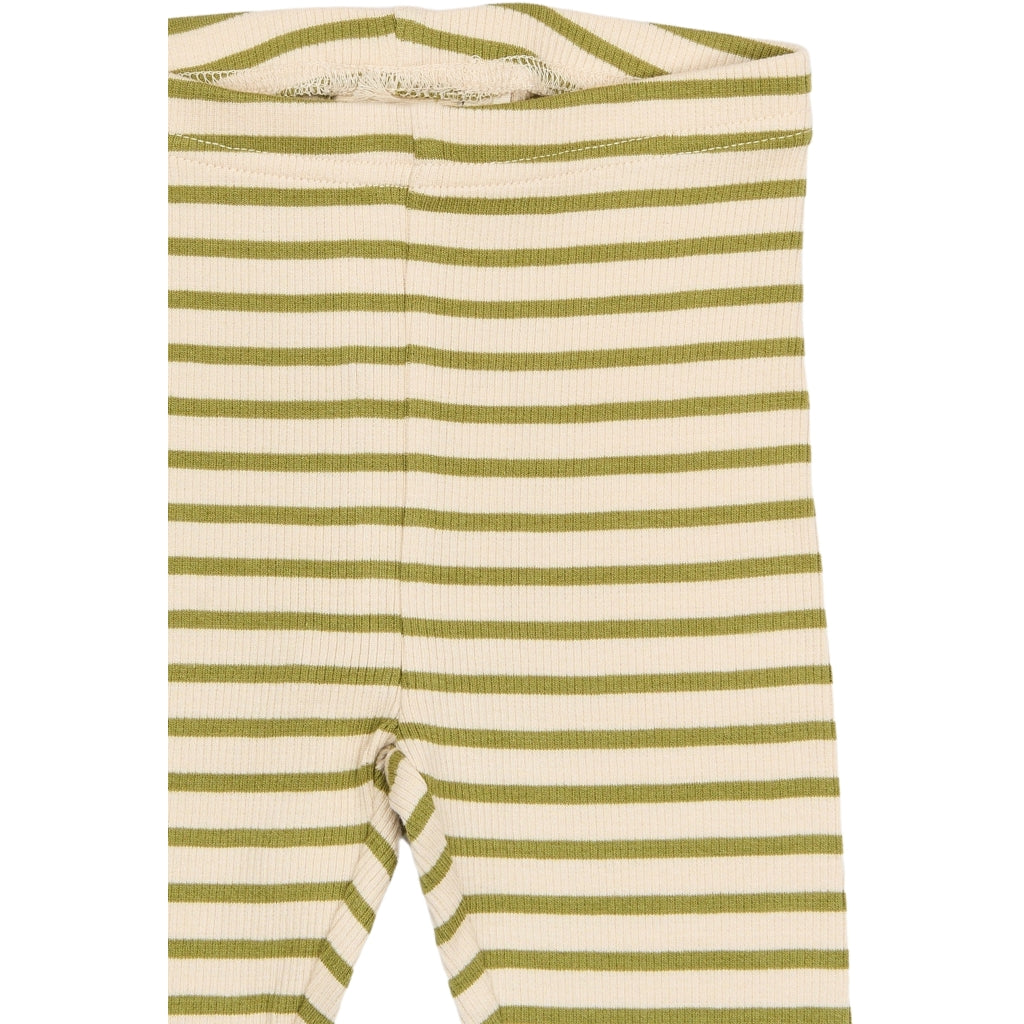 PETIT PIAO PPSky Leggings Leggings Mosstone Striped