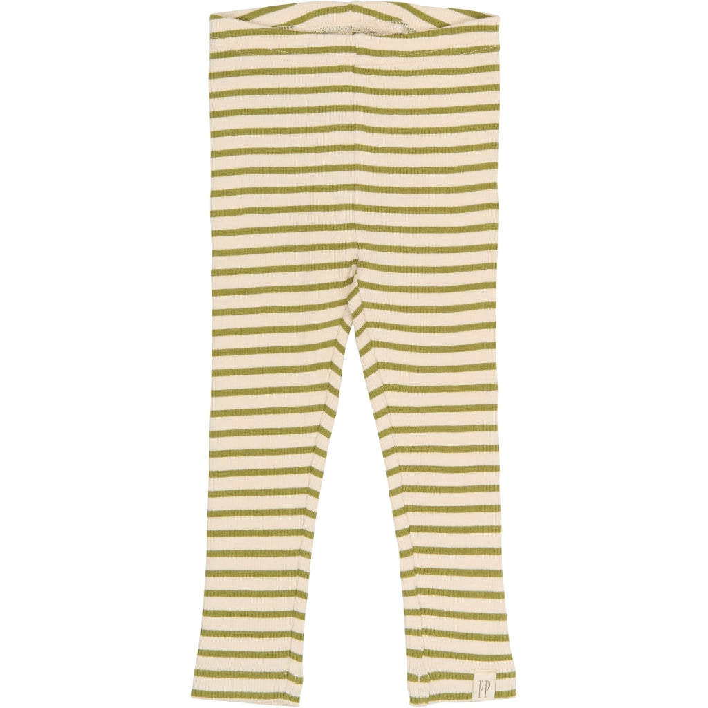 PETIT PIAO PPSky Leggings Leggings Mosstone Striped