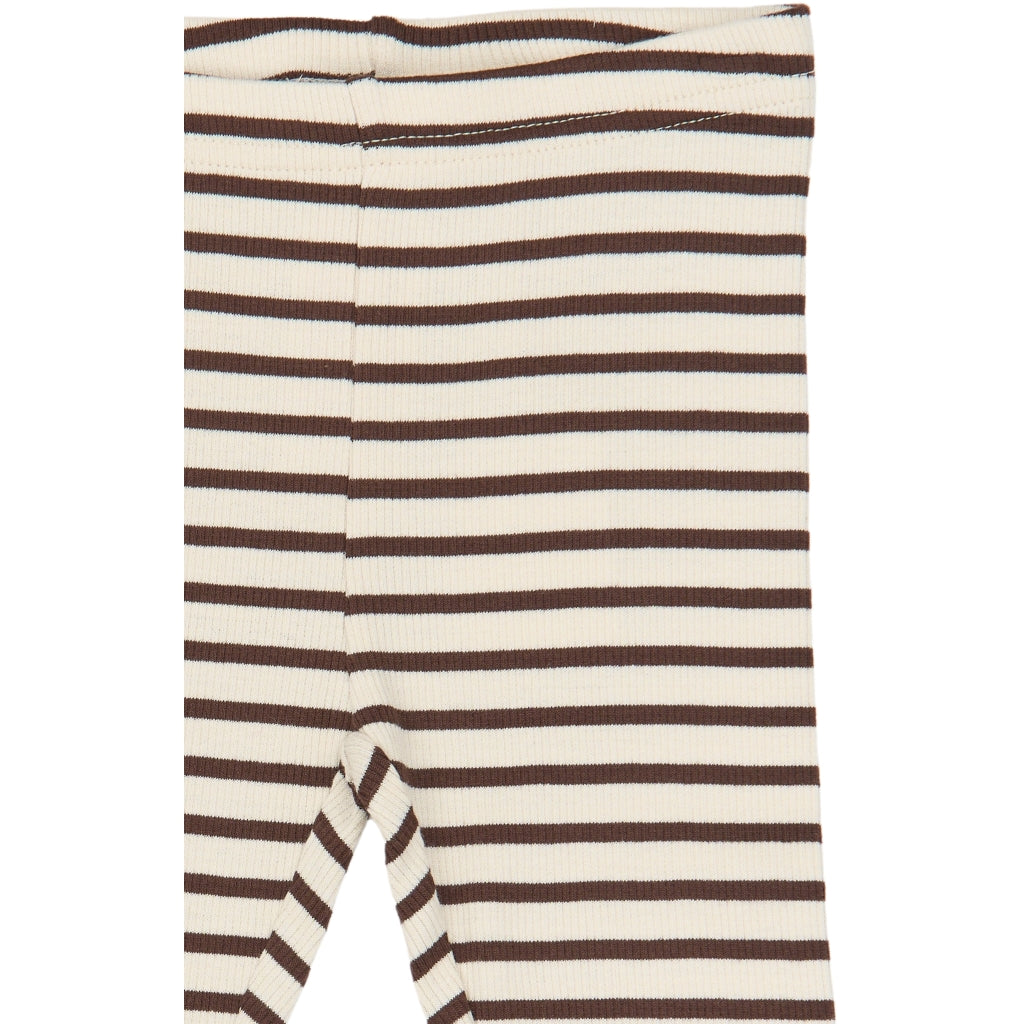 PETIT PIAO PPSky Leggings Leggings Chestnut Striped