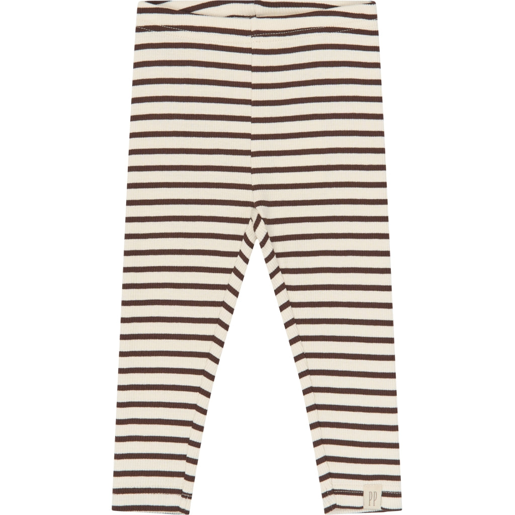 PETIT PIAO PPSky Leggings Leggings Chestnut Striped