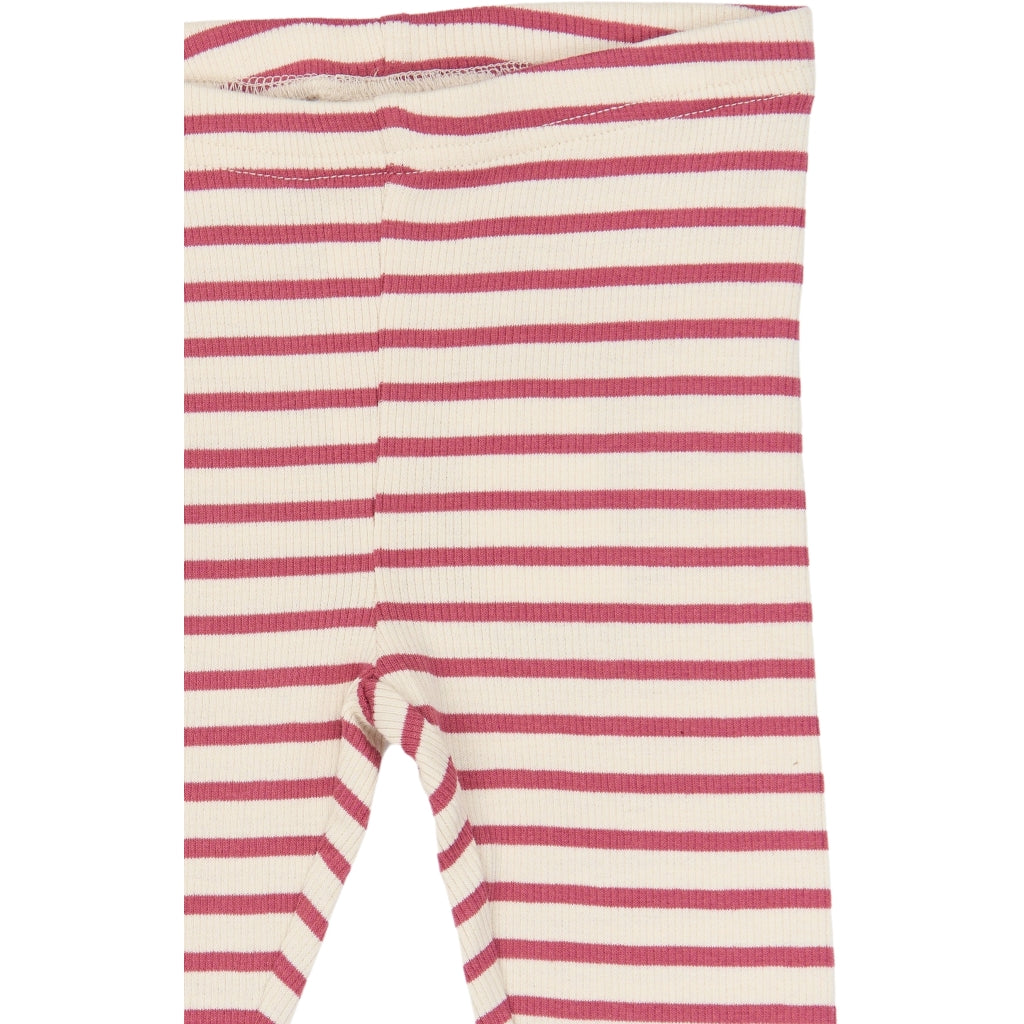 PETIT PIAO PPSky Leggings Leggings Mauvewood Striped