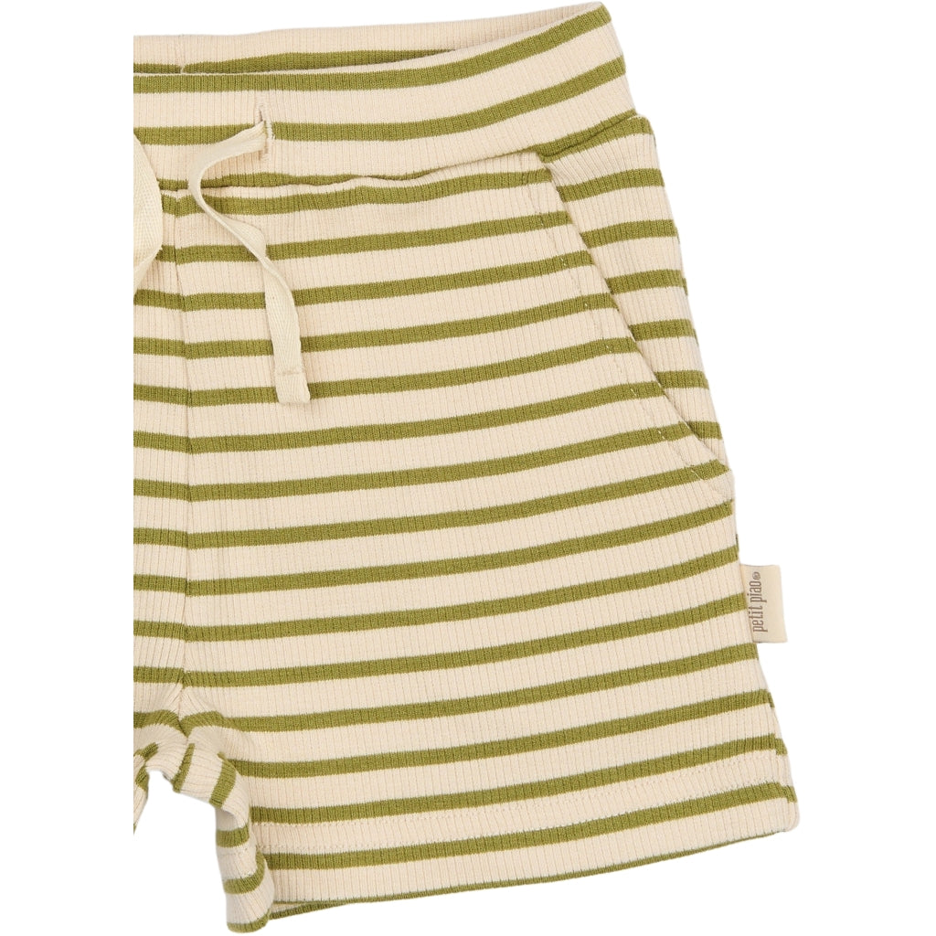 PETIT PIAO PPSky Shorts Shorts Mosstone Striped