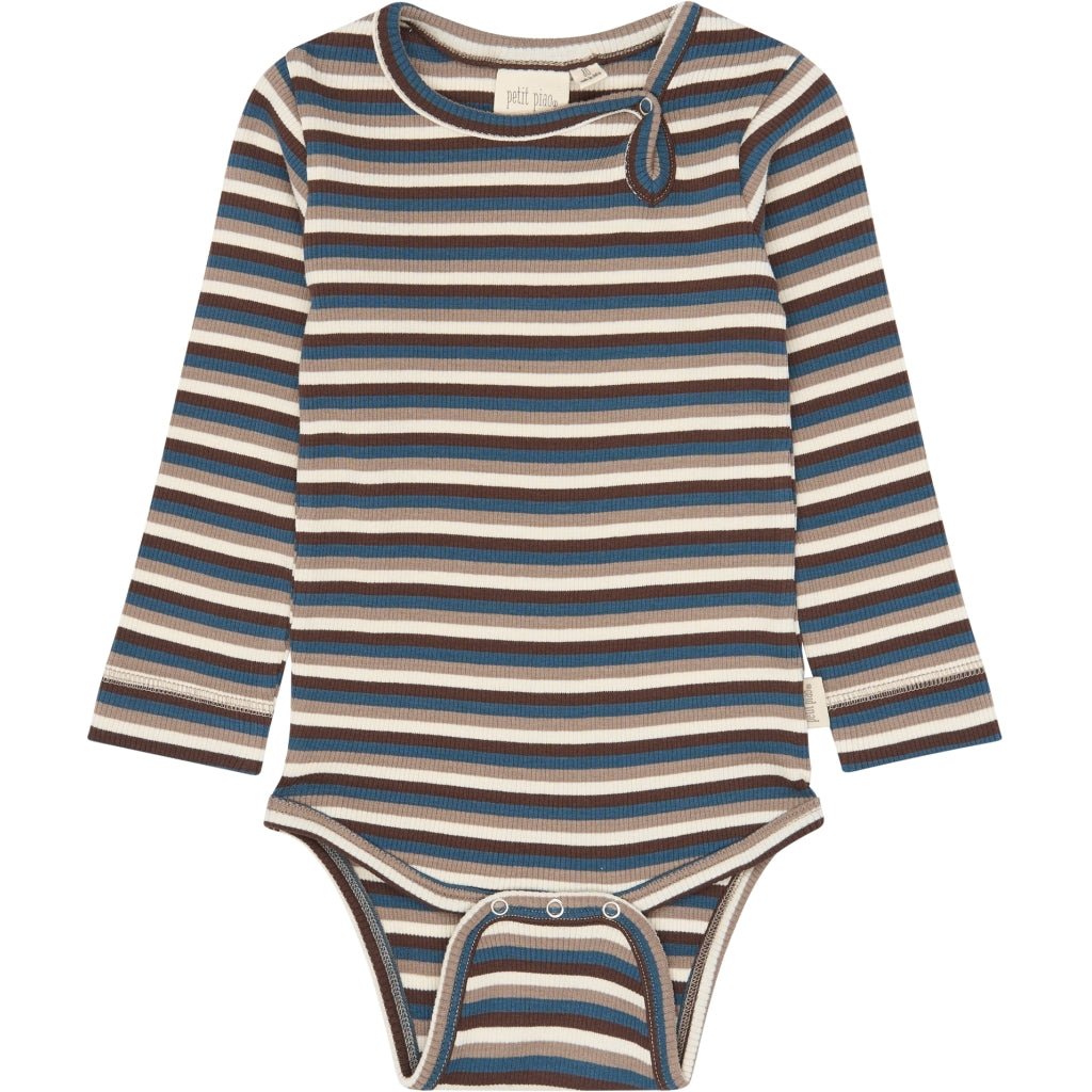 PETIT PIAO PPSong L_S Body Bodystockings Key Largo Multistriped