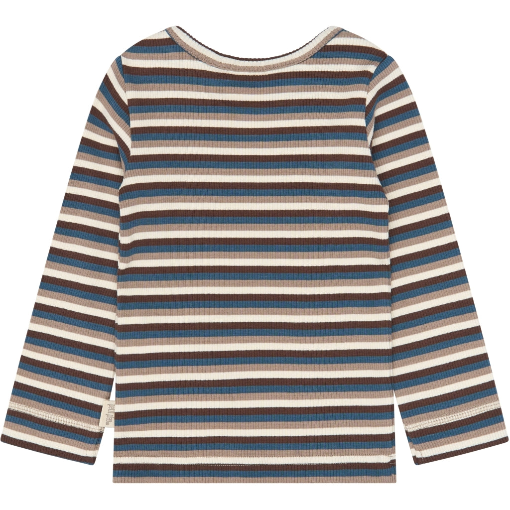 PETIT PIAO PPSong L_S Tee Langærmet bluse Key Largo Multistriped