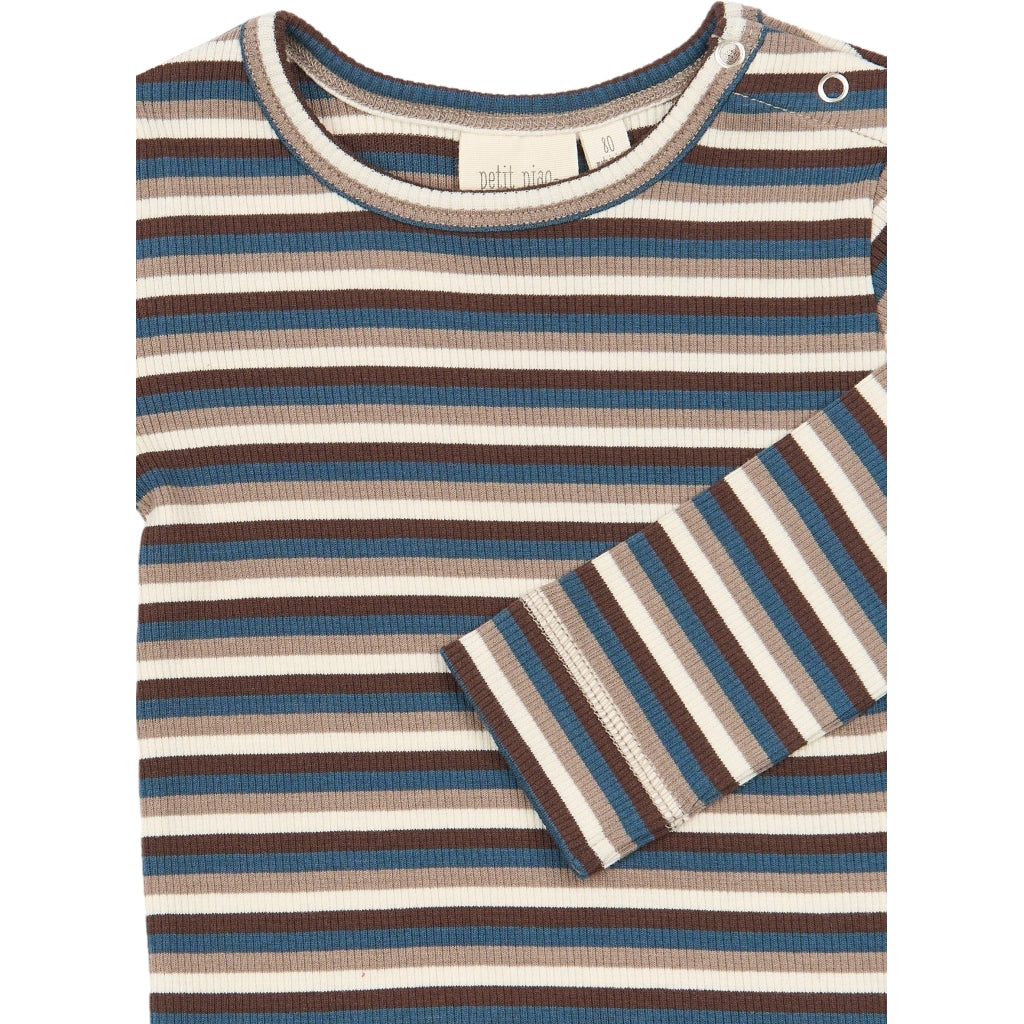 PETIT PIAO PPSong L_S Tee Langærmet bluse Key Largo Multistriped