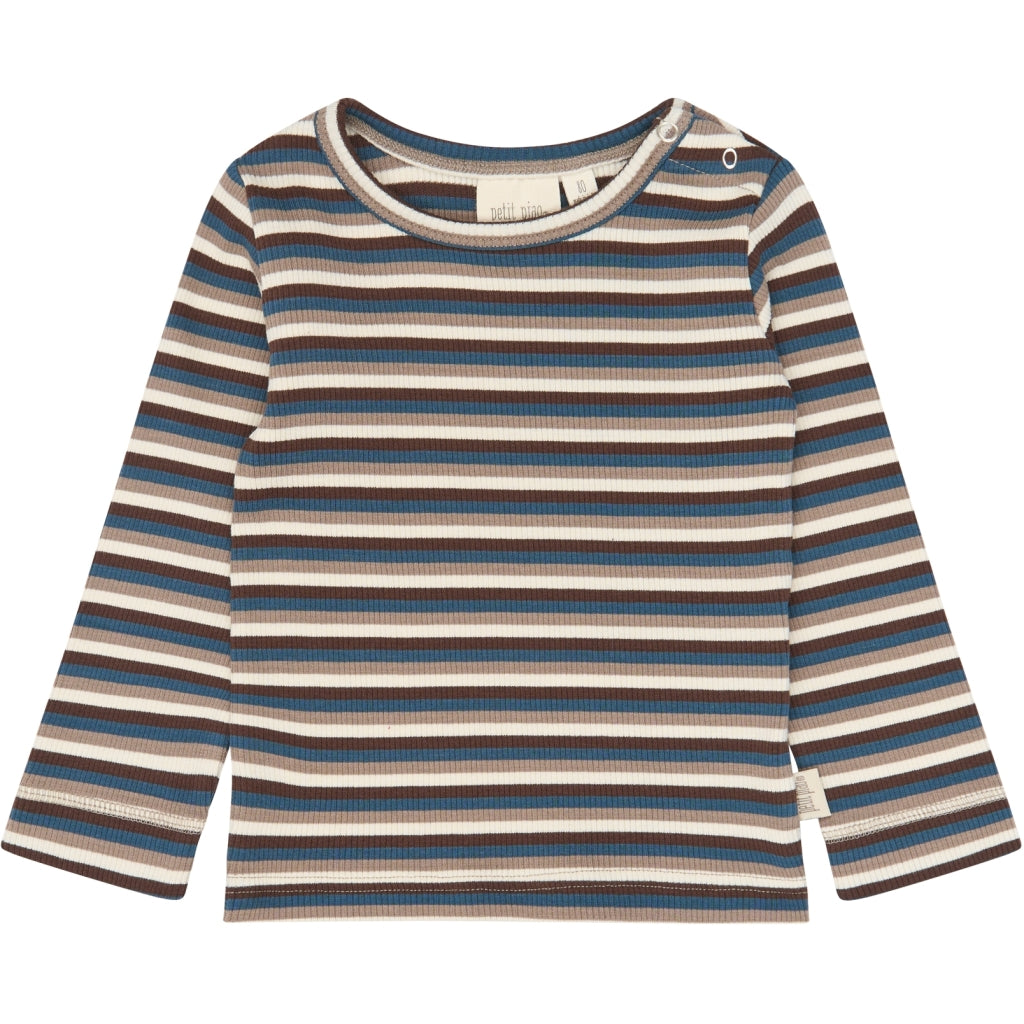 PETIT PIAO PPSong L_S Tee Langærmet bluse Key Largo Multistriped