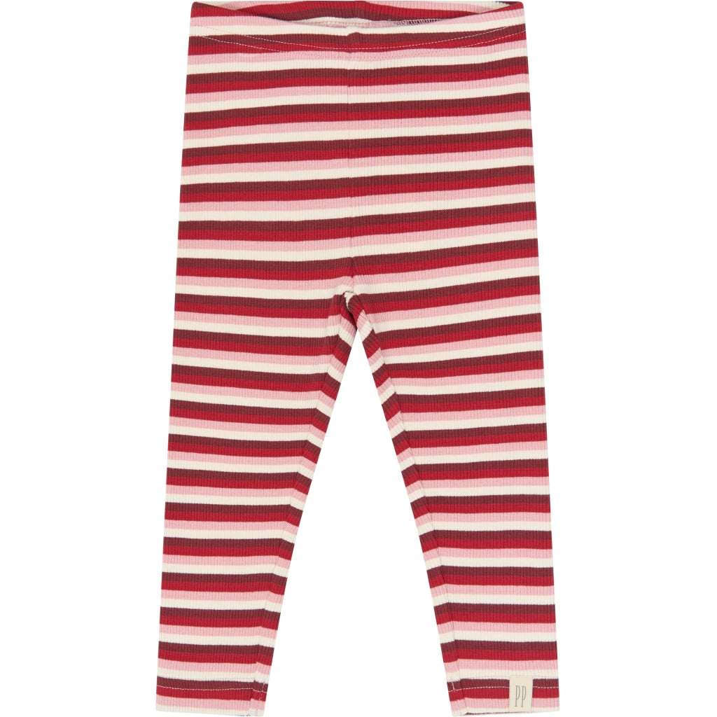 PETIT PIAO PPSong Leggings Leggings Haute Red Multistriped