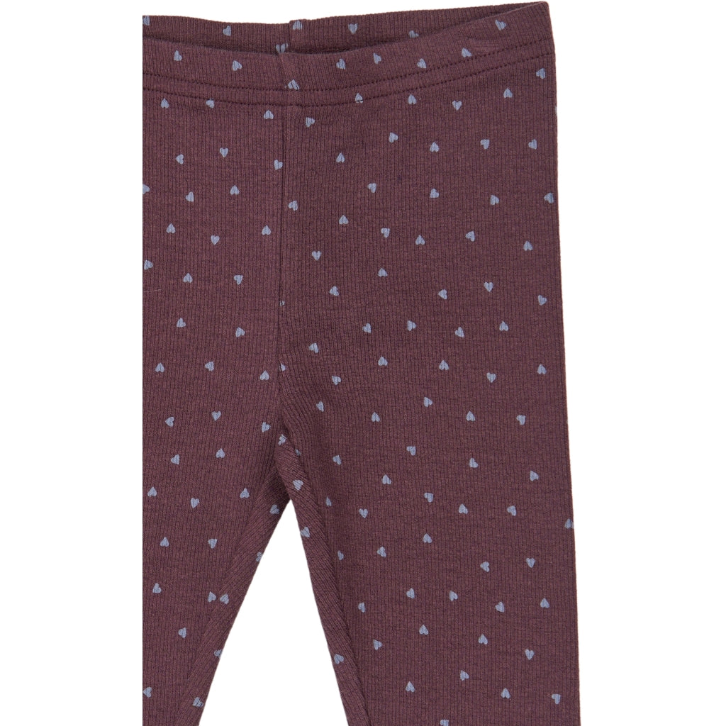 PETIT PIAO PPSonja Leggings Leggings Huckleberry Heart AOP