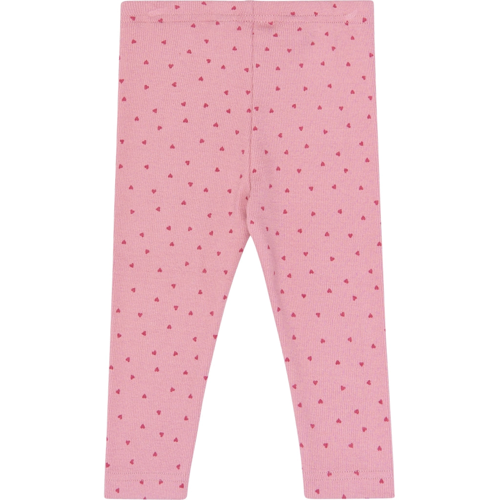 PETIT PIAO PPSonja Leggings Leggings Rose Elegance Heart AOP