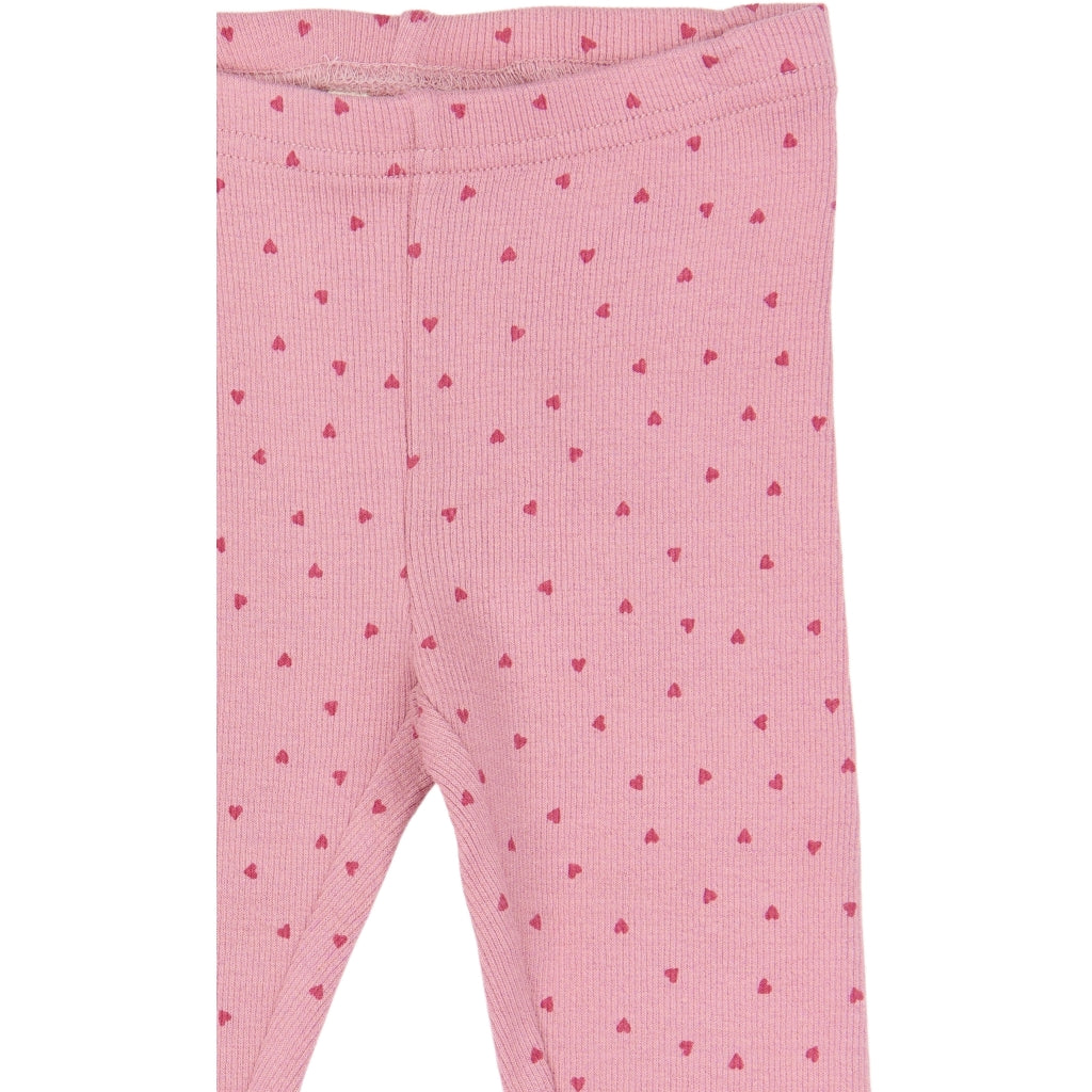 PETIT PIAO PPSonja Leggings Leggings Rose Elegance Heart AOP