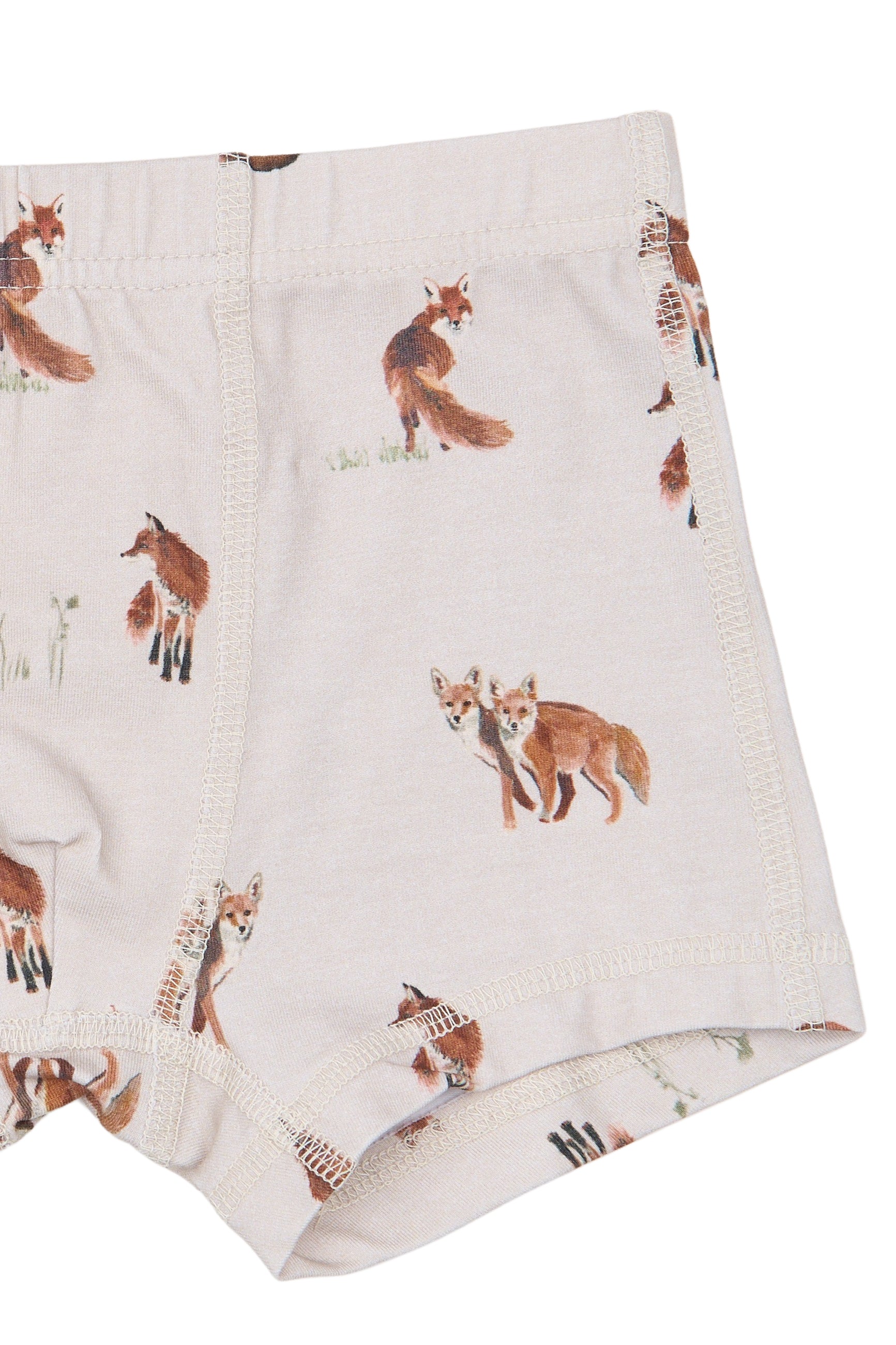 PETIT PIAO PPStar Boxers Undertøj Gray Morn Fox AOP