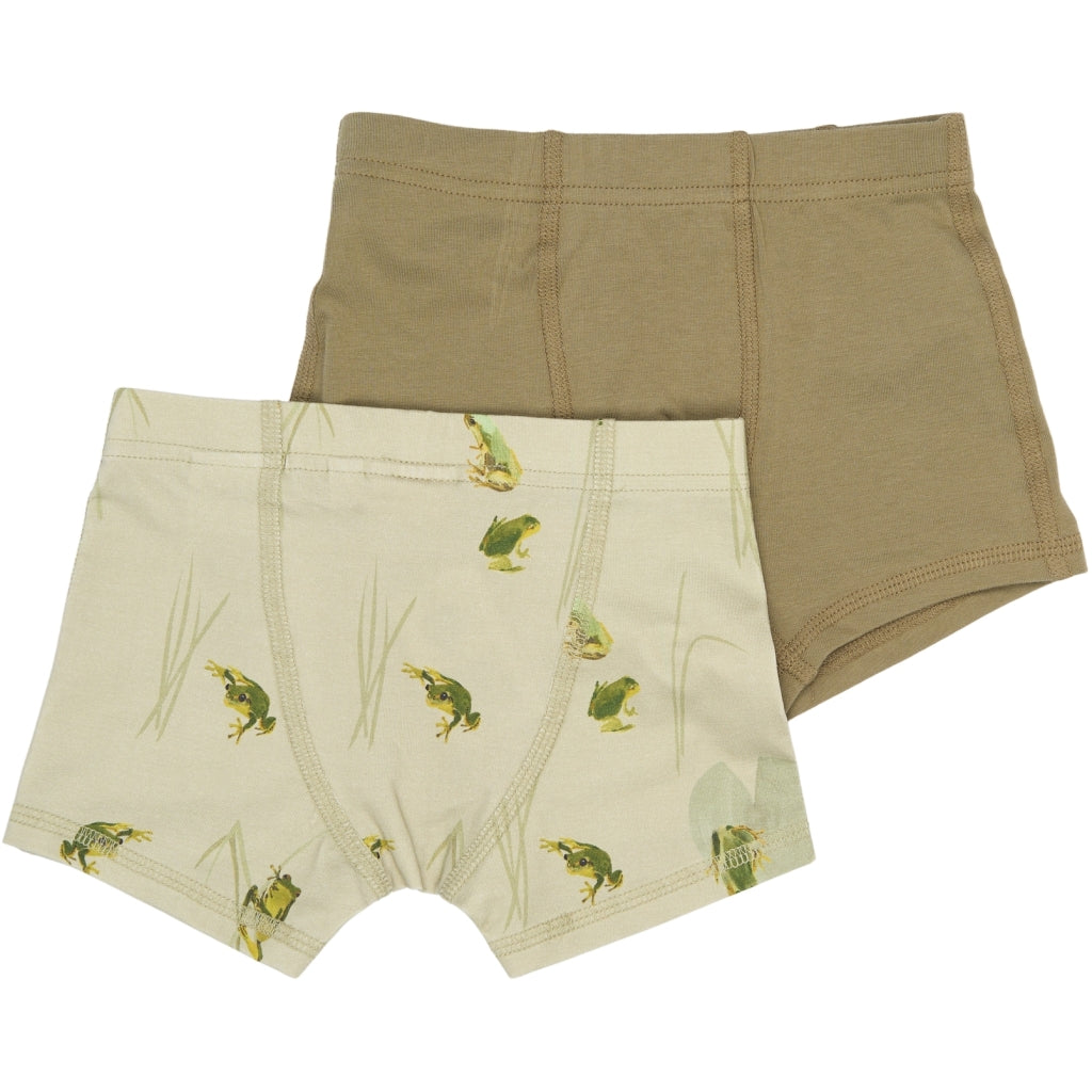 PETIT PIAO PPStar Boxers 2-pack Undertøj Tidal Foam Frog AOP