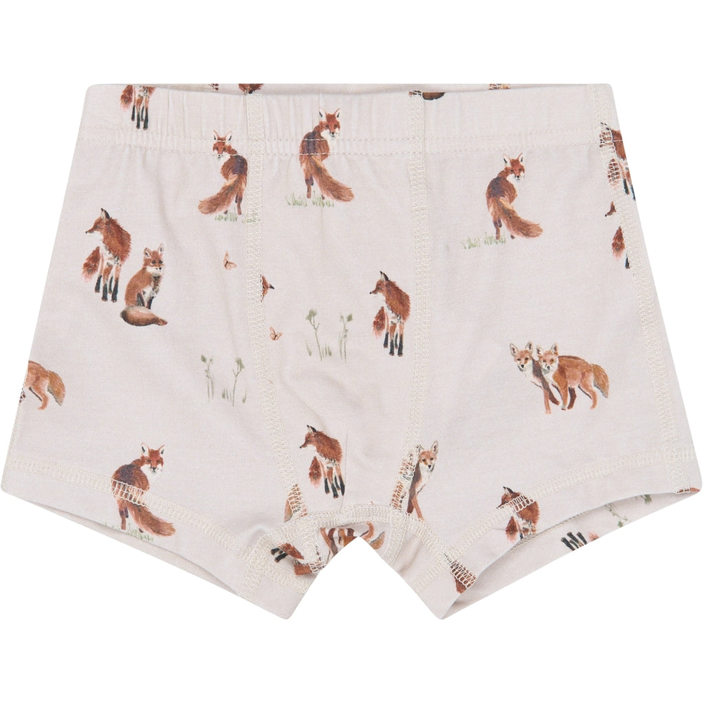 PETIT PIAO PPStar Boxers 2-pack Undertøj Gray Morn Fox AOP
