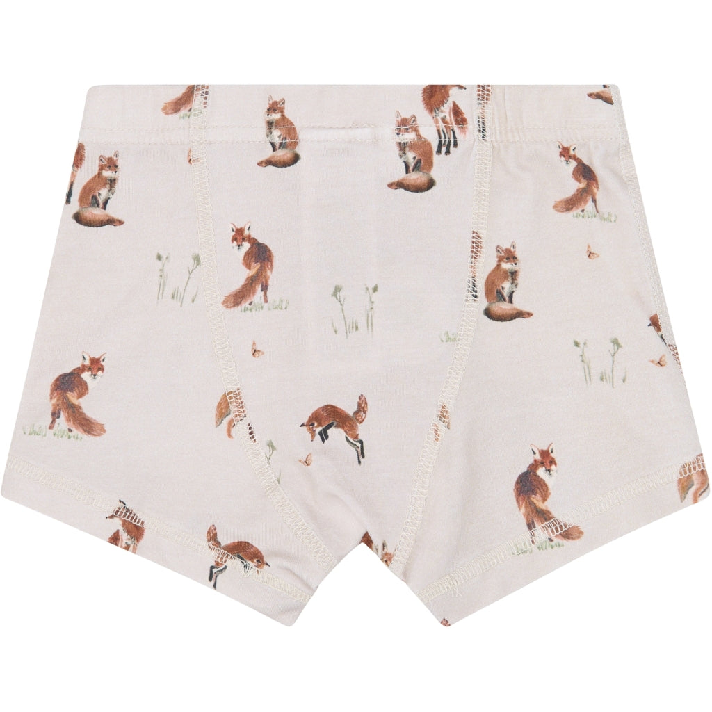 PETIT PIAO PPStar Boxers 2-pack Undertøj Gray Morn Fox AOP