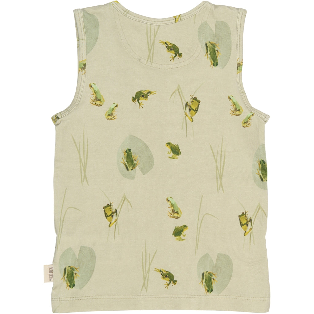 PETIT PIAO PPStar Boys Undershirt 2-pack Undertøj Tidal Foam Frog AOP
