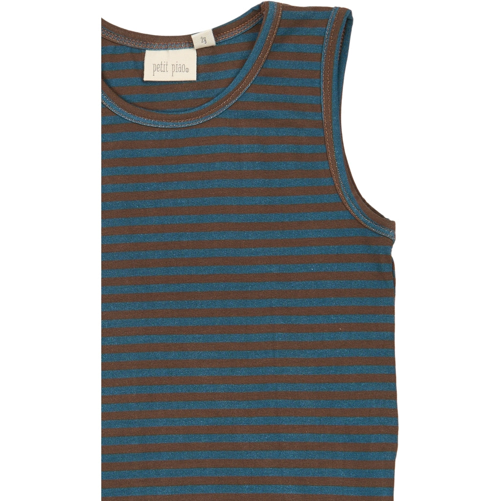 PETIT PIAO PPStar Boys Undershirt 2-pack Undertøj Eggnog Heron AOP