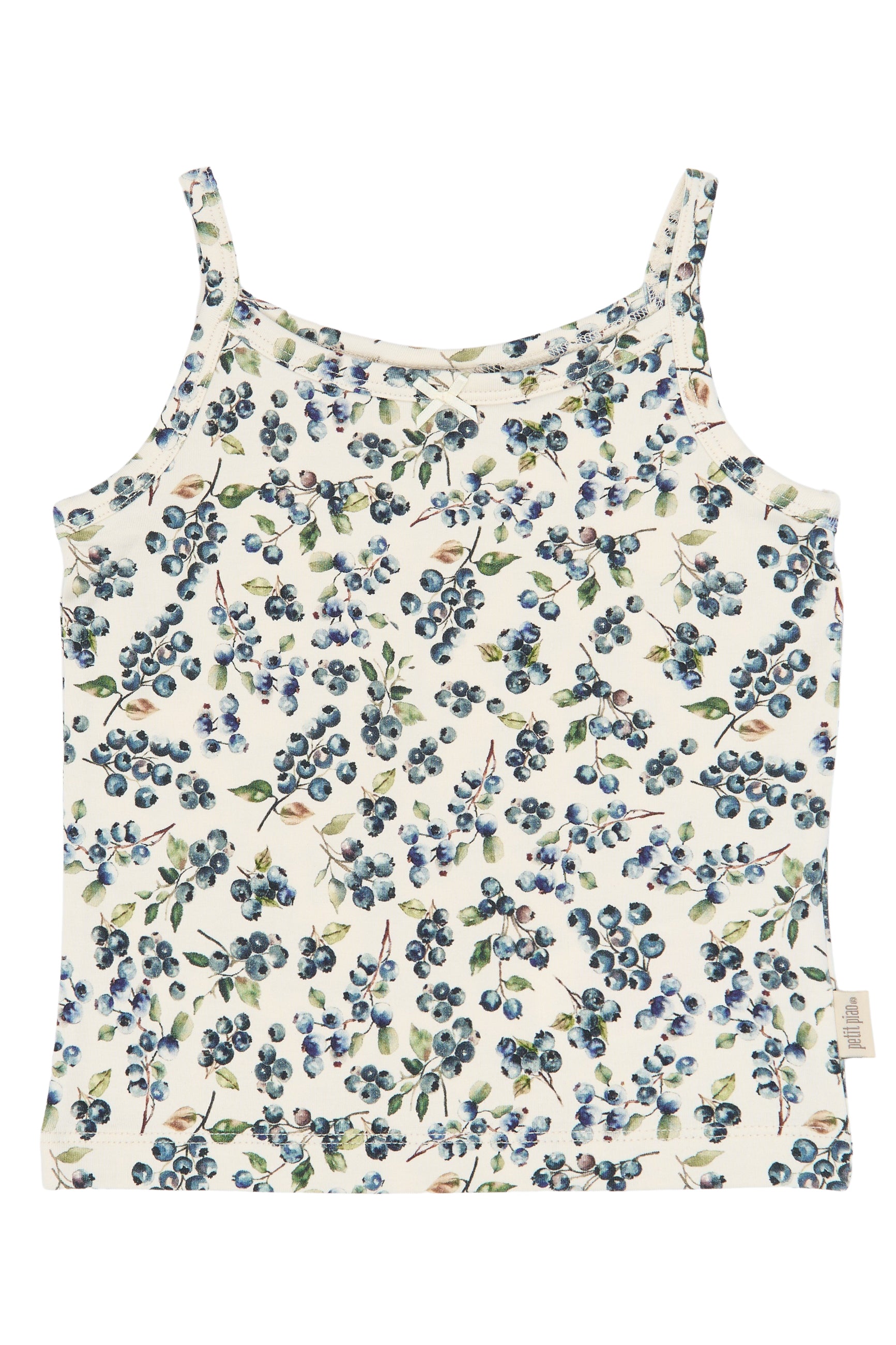 PETIT PIAO PPStar Girls Undershirt Undertøj Eggnog Blueberry AOP