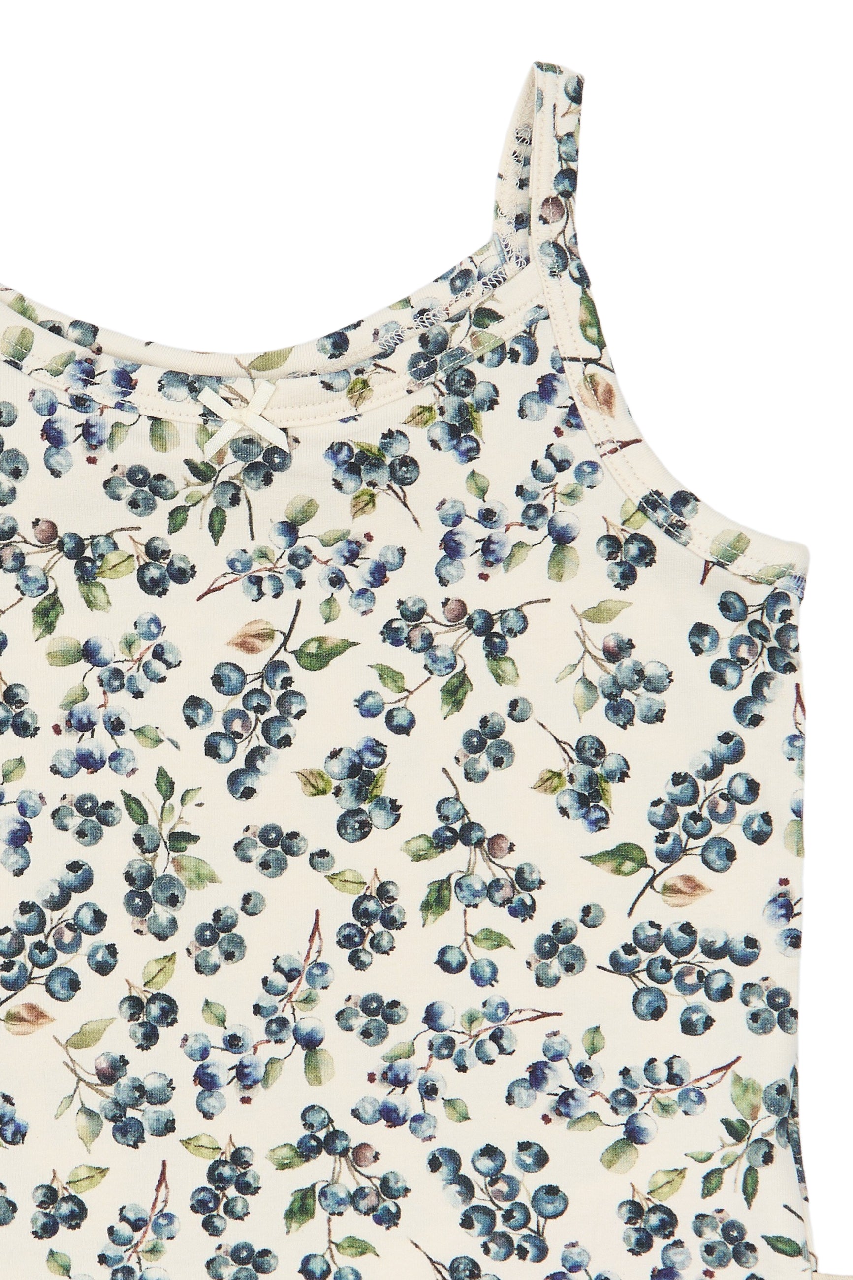 PETIT PIAO PPStar Girls Undershirt Undertøj Eggnog Blueberry AOP