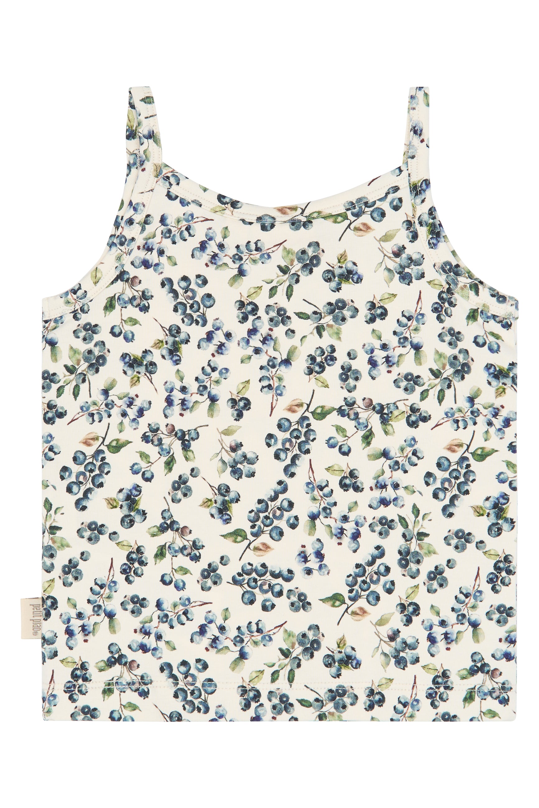 PETIT PIAO PPStar Girls Undershirt Undertøj Eggnog Blueberry AOP