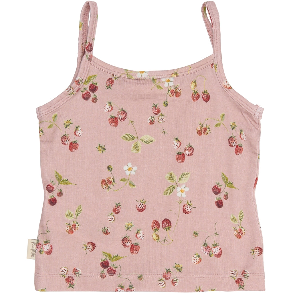 PETIT PIAO PPStar Girls Undershirt 2-pack Undertøj Misty Rose Strawberry AOP
