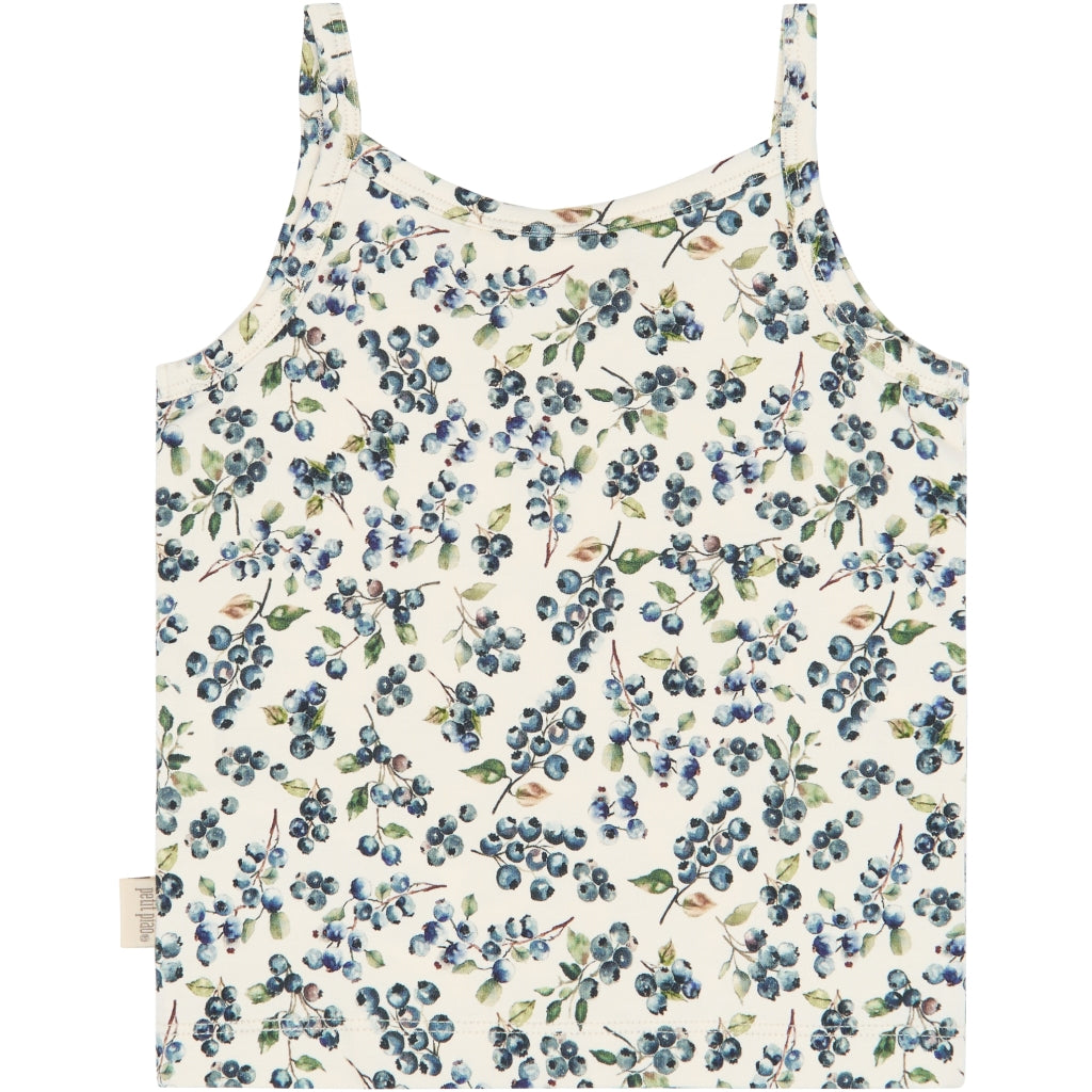 PETIT PIAO PPStar Girls Undershirt 2-pack Undertøj Eggnog Blueberry AOP
