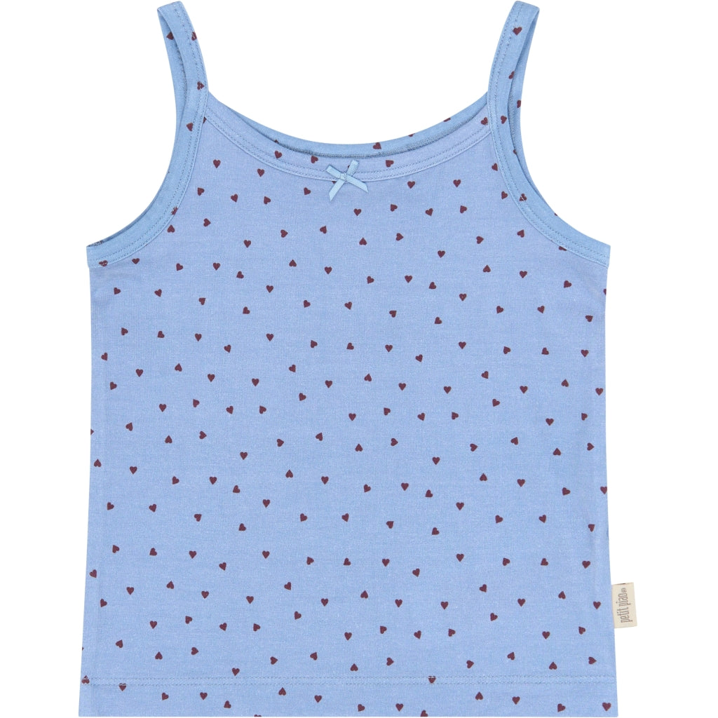 PETIT PIAO PPStar Girls Undershirt 2-pack Undertøj Eggnog Blueberry AOP