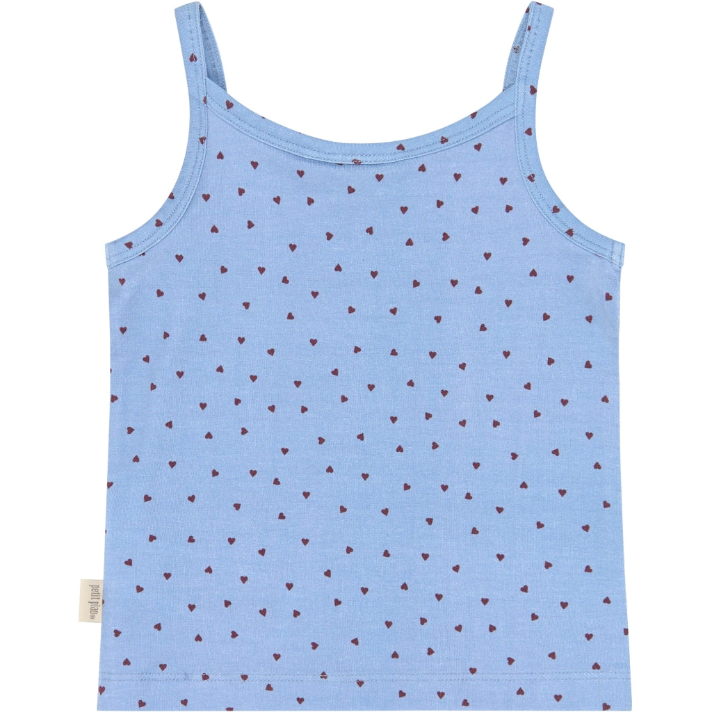 PETIT PIAO PPStar Girls Undershirt 2-pack Undertøj Eggnog Blueberry AOP