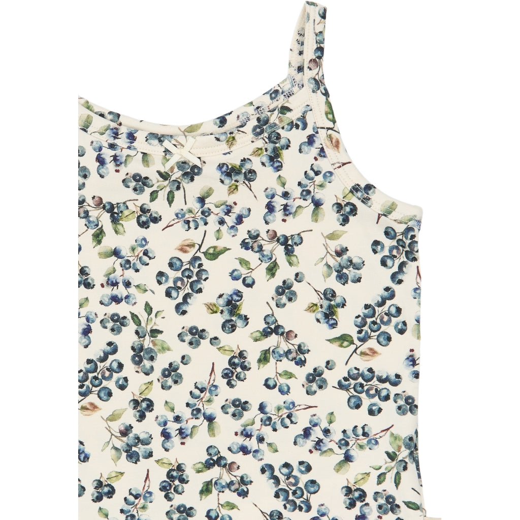 PETIT PIAO PPStar Girls Undershirt 2-pack Undertøj Eggnog Blueberry AOP