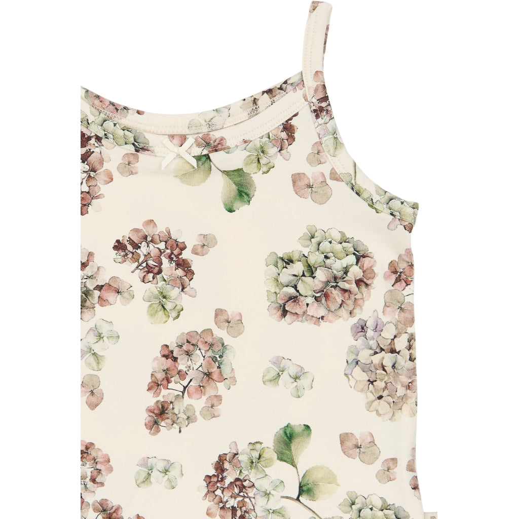 PETIT PIAO PPStar Girls Undershirt 2-pack Undertøj Eggnog Hydranger AOP