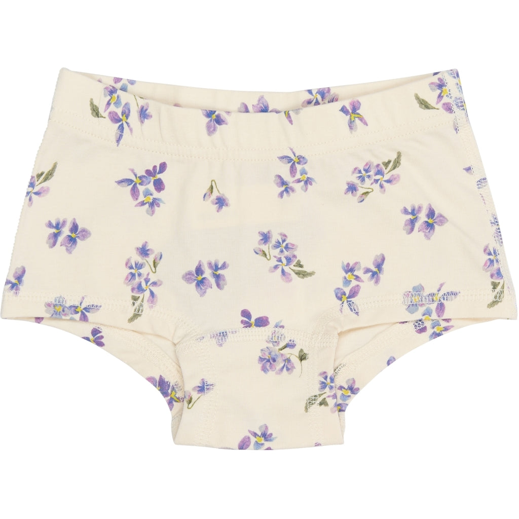 PETIT PIAO PPStar Hipsters 2-pack Undertøj Eggnog Viola AOP