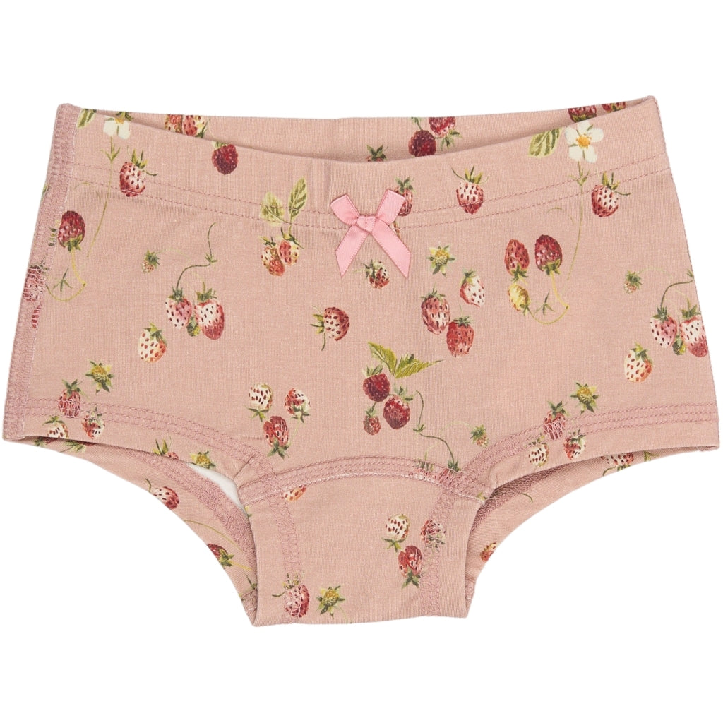 PETIT PIAO PPStar Hipsters 2-pack Undertøj Misty Rose Strawberry AOP