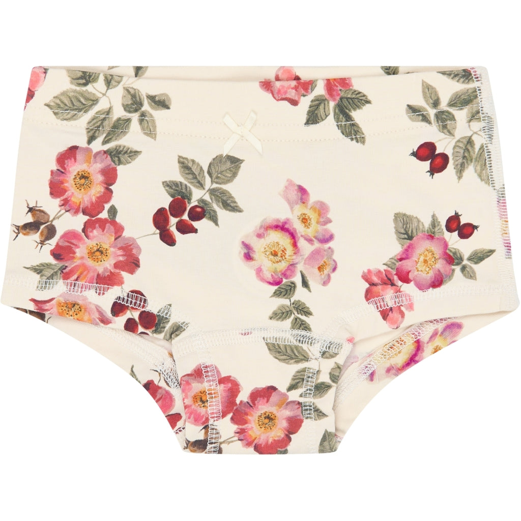 PETIT PIAO PPStar Hipsters 2-pack Undertøj Eggnog Rosehip AOP