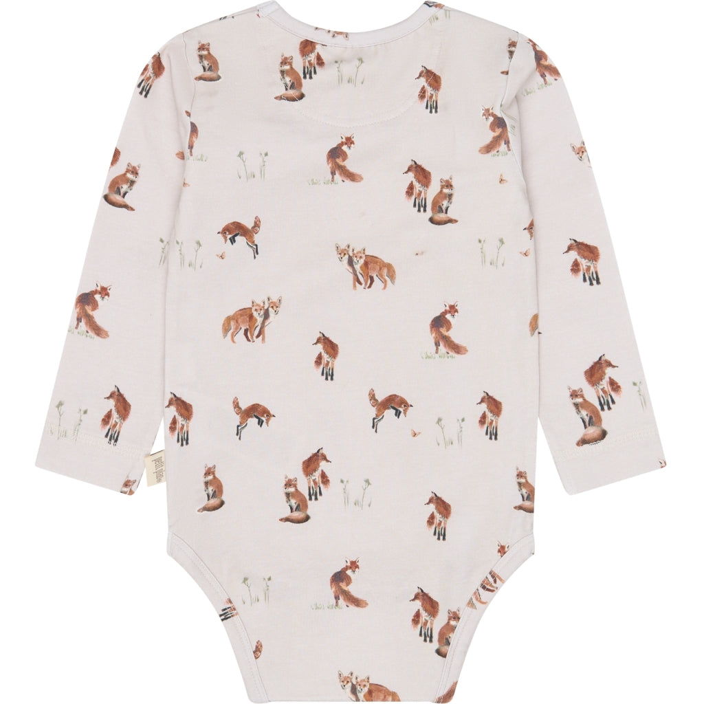 PETIT PIAO PPStar L_S Body Bodystockings Gray Morn Fox AOP
