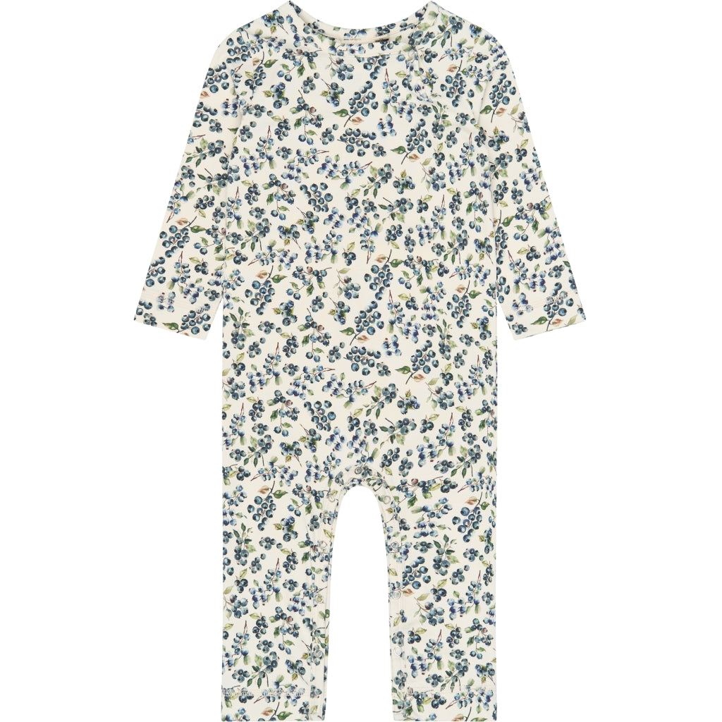 PETIT PIAO PPStar L_S Jumpsuit Heldragter Eggnog Blueberry AOP
