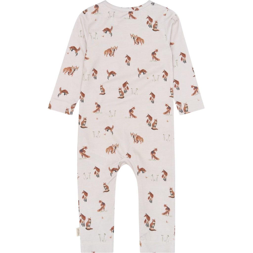 PETIT PIAO PPStar L_S Jumpsuit Heldragter Gray Morn Fox AOP