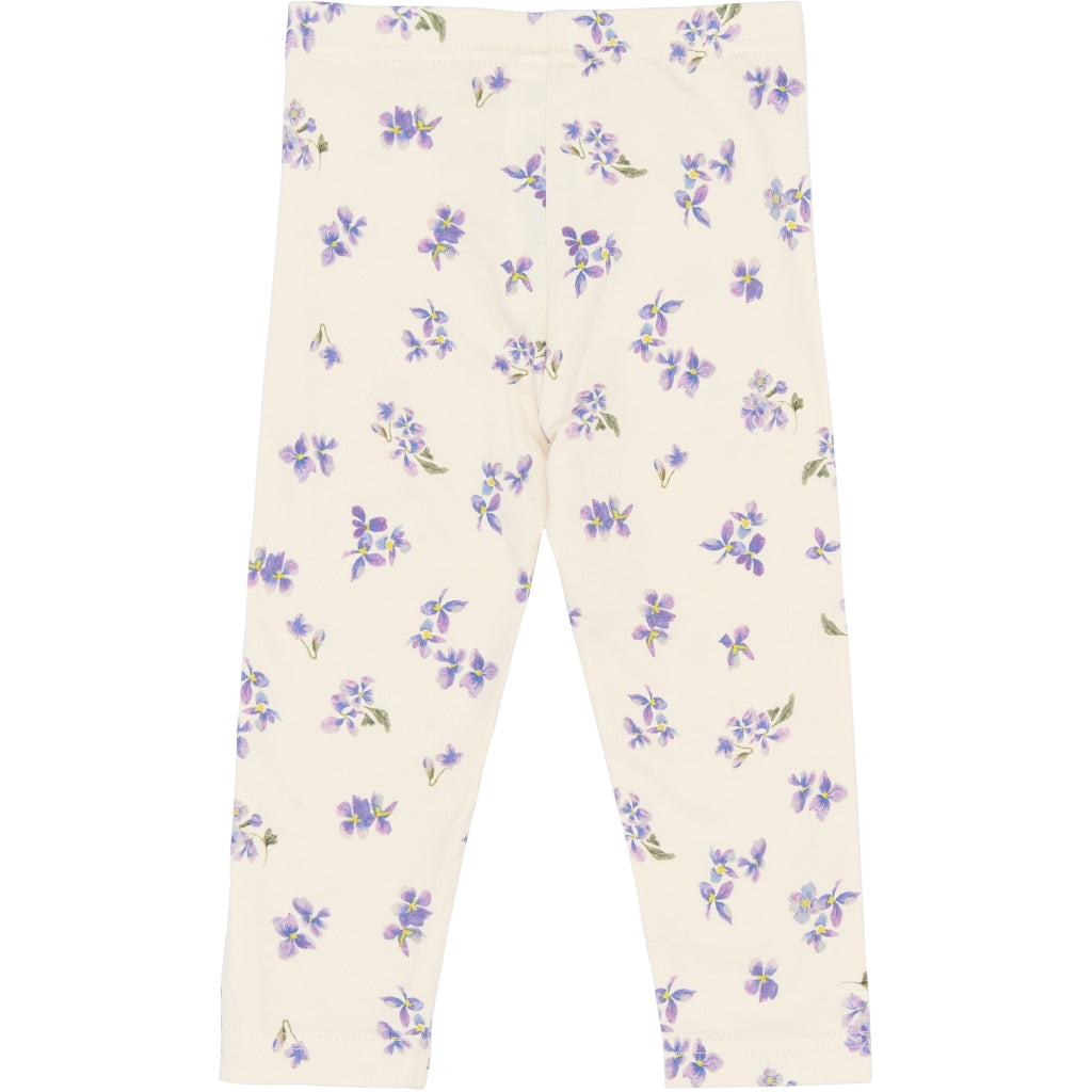 PETIT PIAO PPStar Leggings Leggings Eggnog Viola AOP