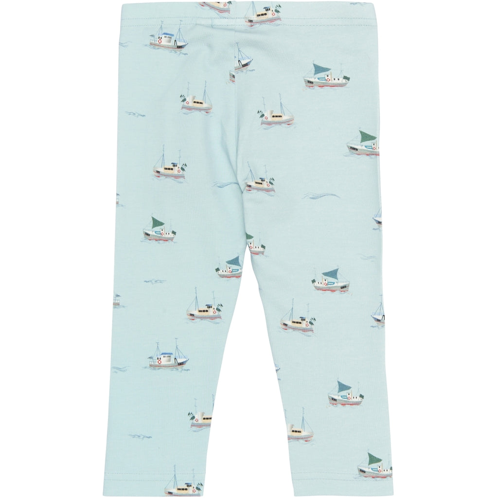 PETIT PIAO PPStar Leggings Leggings Illusion Blue Boat AOP
