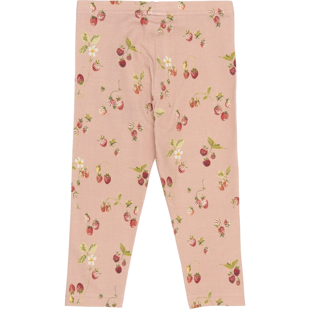 PETIT PIAO PPStar Leggings Leggings Misty Rose Strawberry AOP