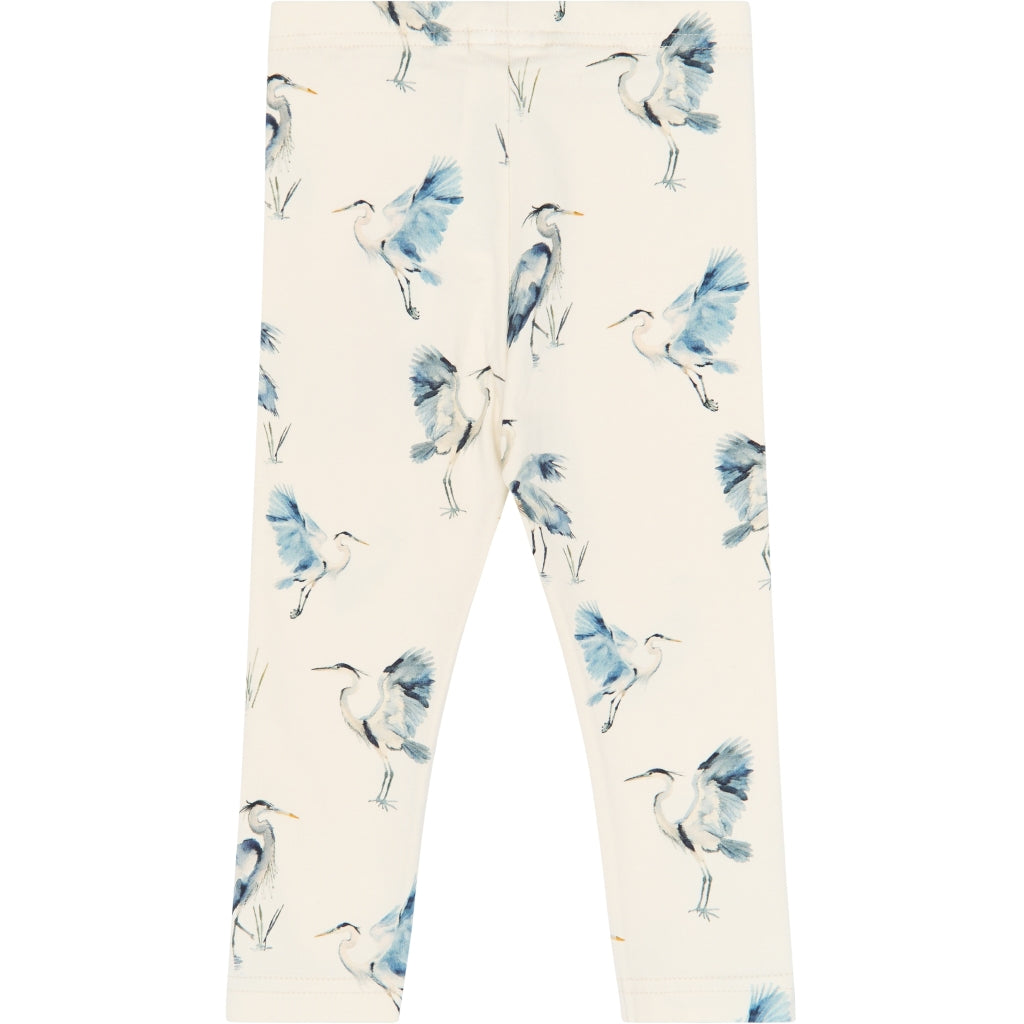 PETIT PIAO PPStar Leggings Leggings Eggnog Heron AOP