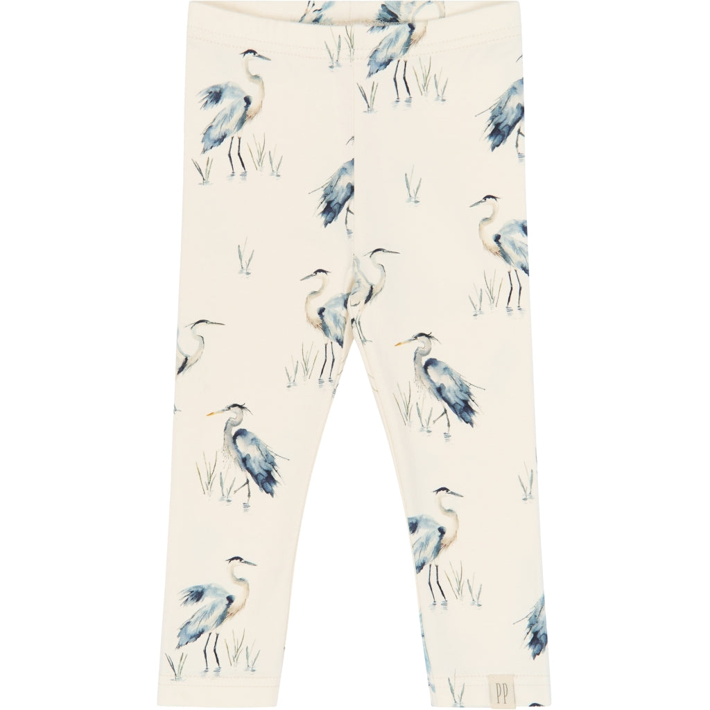 PETIT PIAO PPStar Leggings Leggings Eggnog Heron AOP