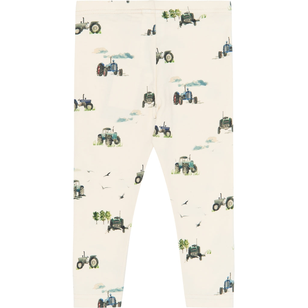 PETIT PIAO PPStar Leggings Leggings Eggnog Tractor AOP