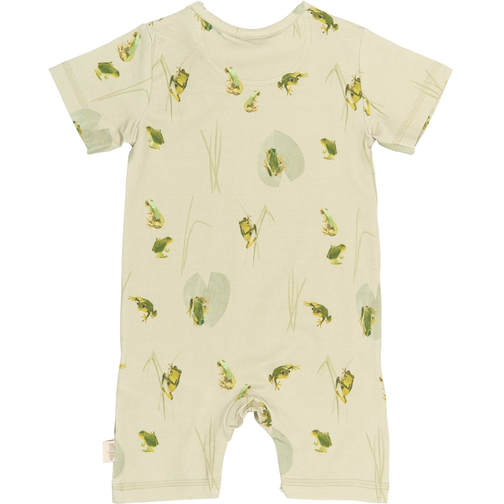 PETIT PIAO PPStar S_S Jumpsuit Heldragter Tidal Foam Frog AOP