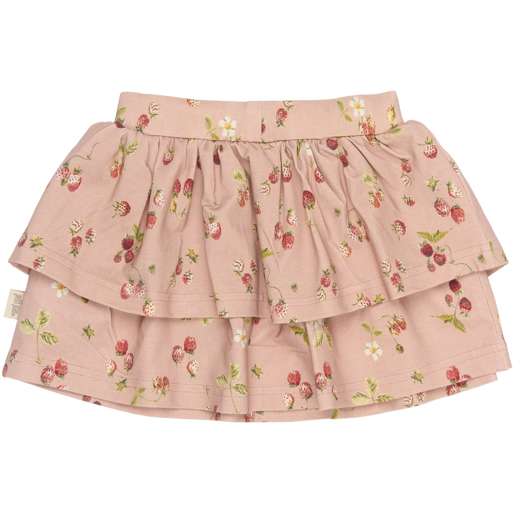 PETIT PIAO PPStar Skirt Nederdel Misty Rose Strawberry AOP