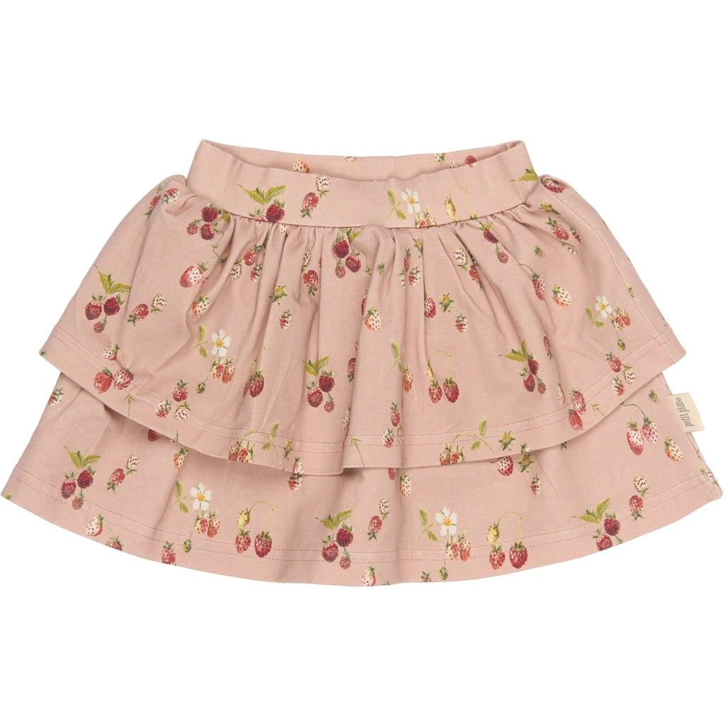 PETIT PIAO PPStar Skirt Nederdel Misty Rose Strawberry AOP