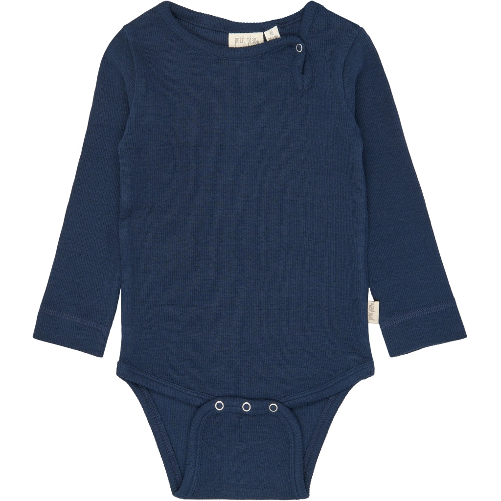 PETIT PIAO PPStone L_S Body Bodystockings Navy Blazer