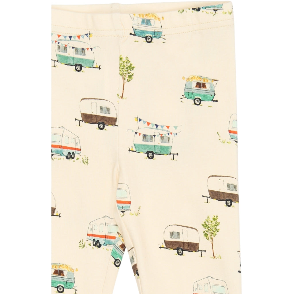 PETIT PIAO PPSun Leggings Leggings Eggnog Camper AOP