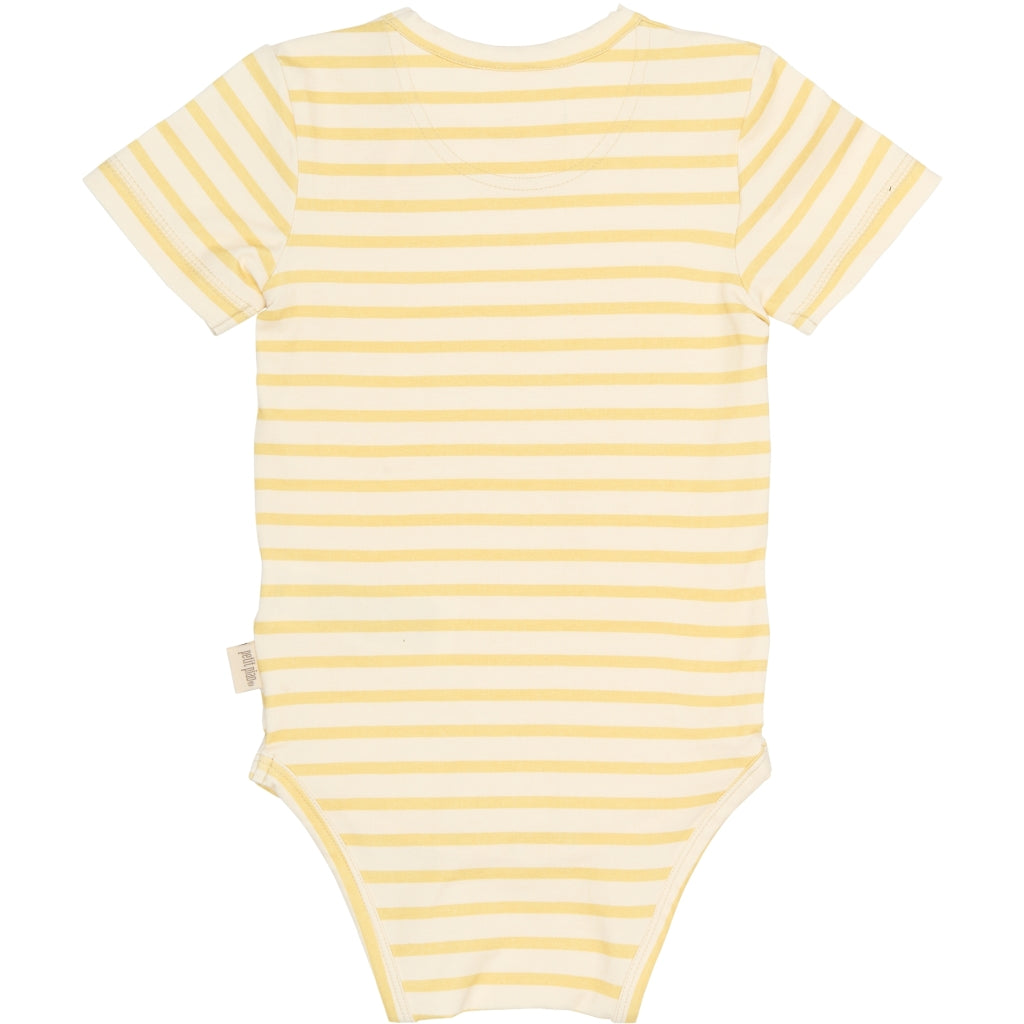 PETIT PIAO PPSun S_S Body Bodystockings Dusky Citron Striped