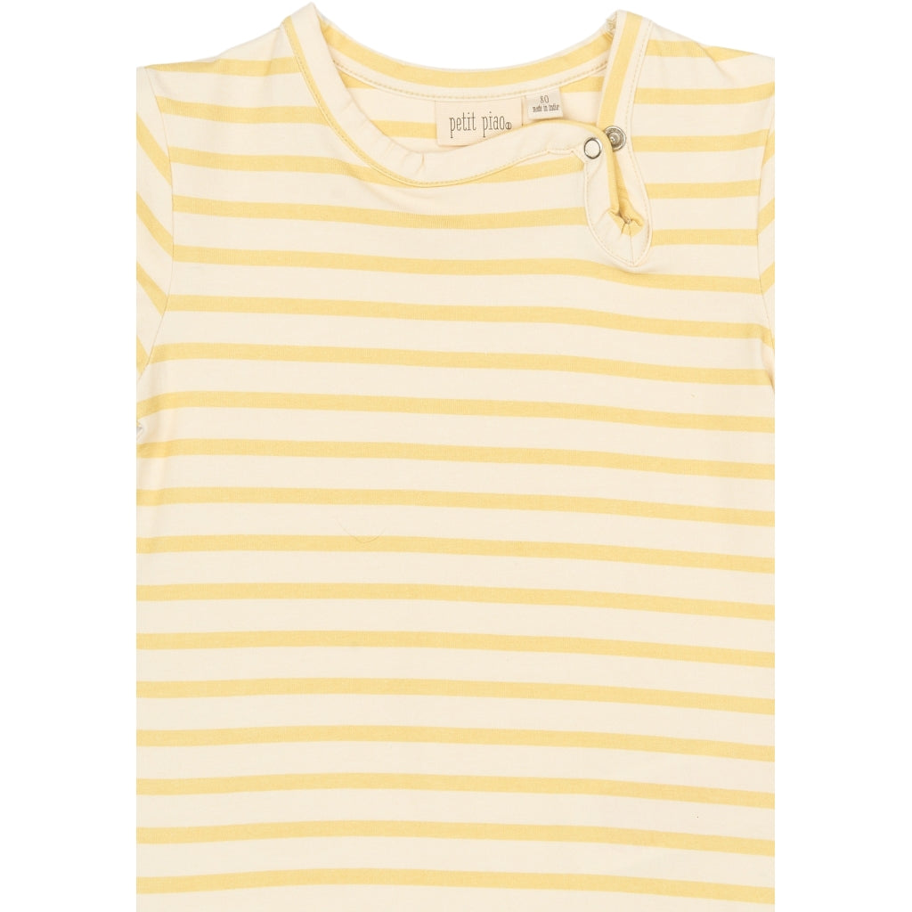 PETIT PIAO PPSun S_S Body Bodystockings Dusky Citron Striped